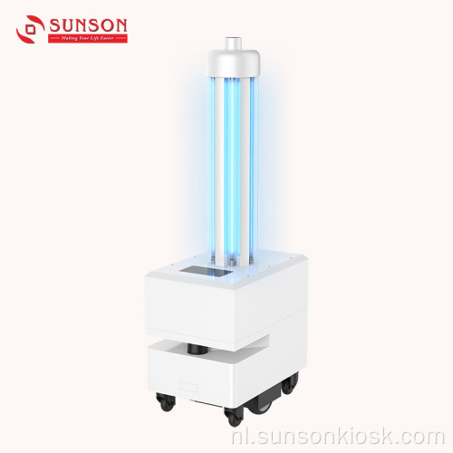 Anti-virusrobot met ultraviolette straling